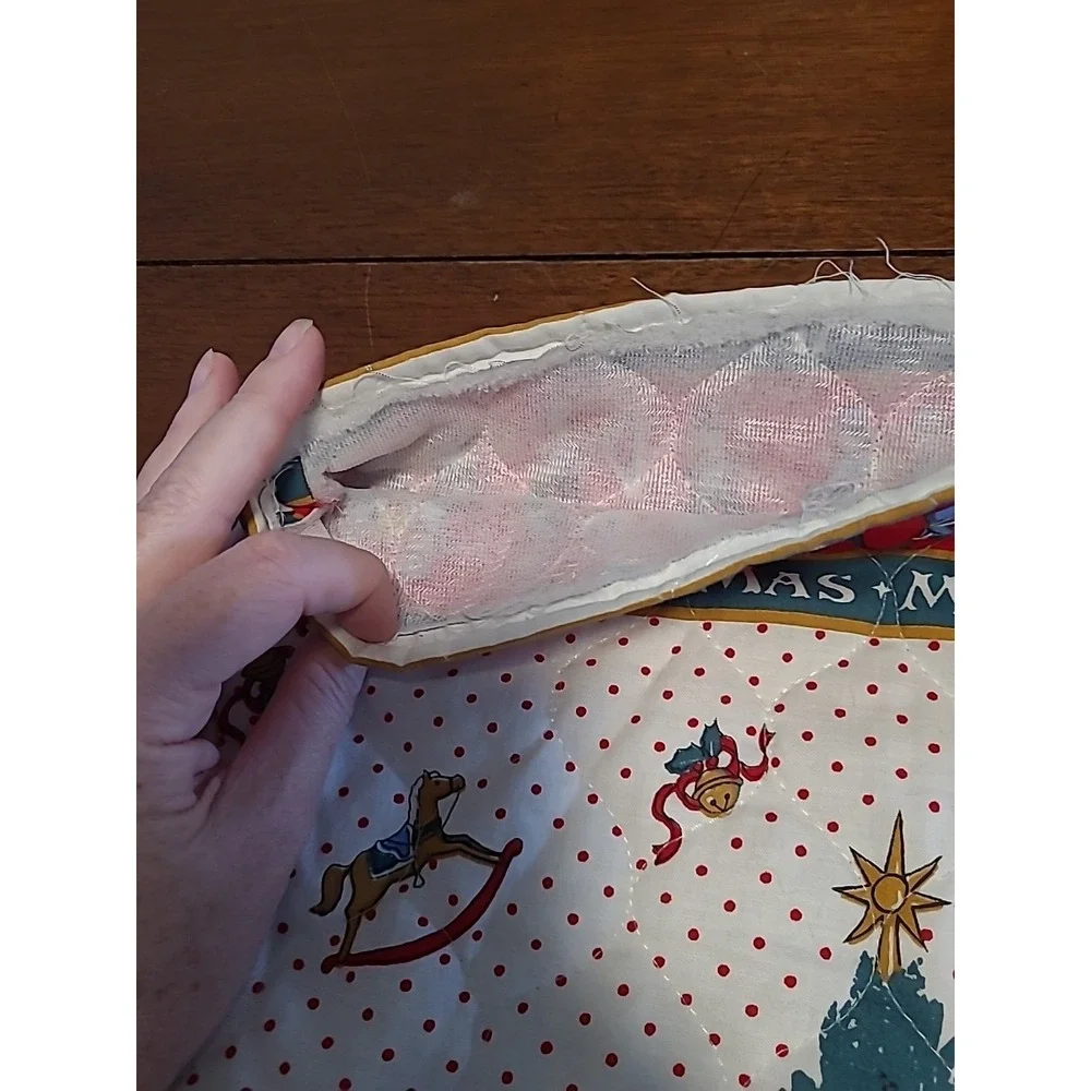 Big QUILTED CHRISTMAS STOCKING 31